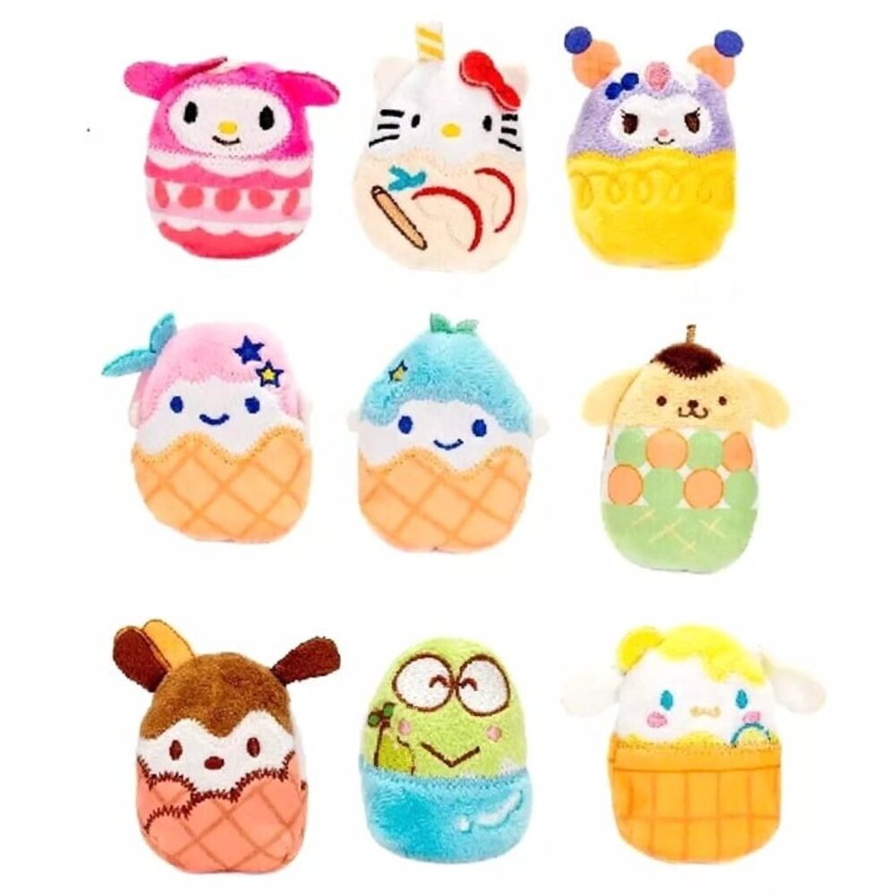 Hello Kitty and Friends Cutie Beans Series 3 - Kiki Plush with Blue Clip Case - Picture 4 of 6